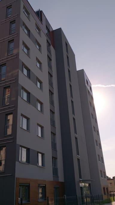 קטוביץ 1 Bedroom Francuska Park Apartment מראה חיצוני תמונה