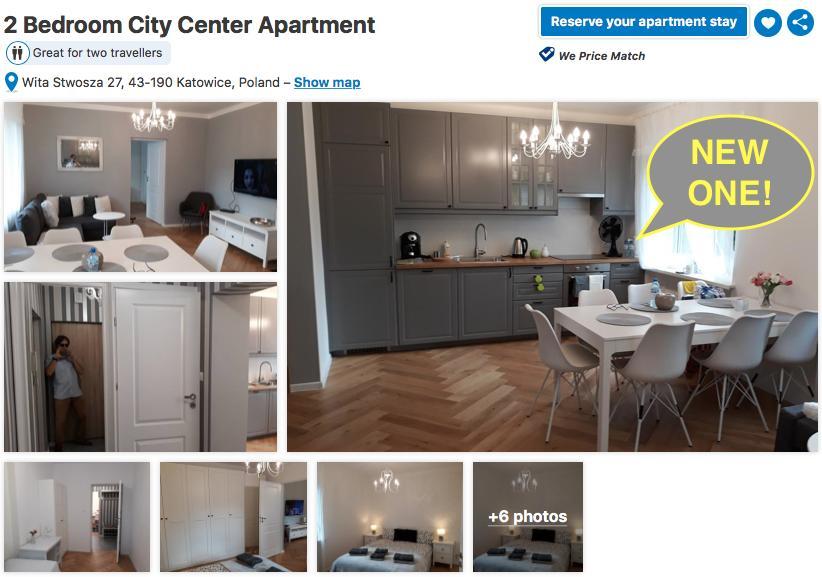 קטוביץ 1 Bedroom Francuska Park Apartment מראה חיצוני תמונה